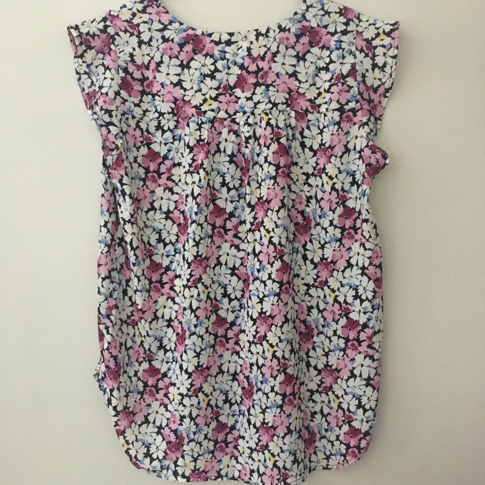 Loft Floral Print Shell - Picture 2 of 6